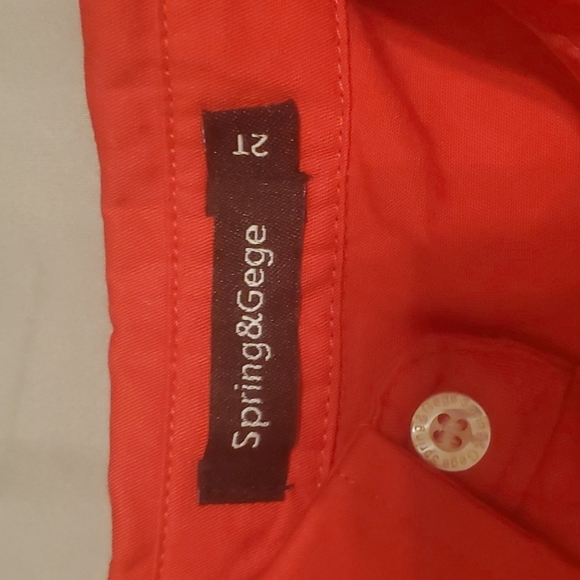 Nwot Spring&Gege Boys' Long Sleeve Dress Shirts Formal Uniform Woven Solid 2T - Picture 4 of 7